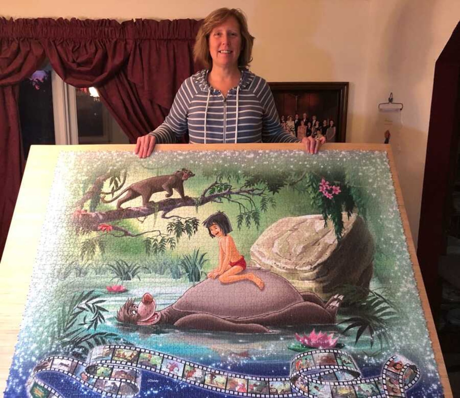 Heather Bridgman has been putting together a 40,000-piece Disney puzzle since 2020 and is almost finished.
CONTRIBUTED