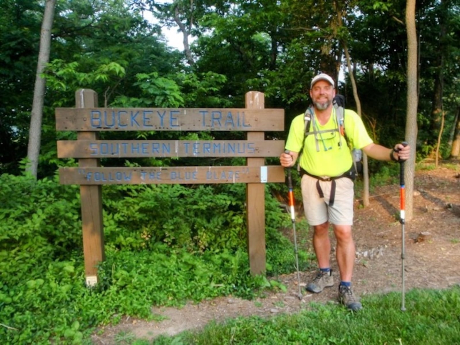 Dayton Hikers founder Andy Niekamp began his thru hike of the Buckeye Trail on March 20, 2011 and finished 88 days later - CONTRIBUTED