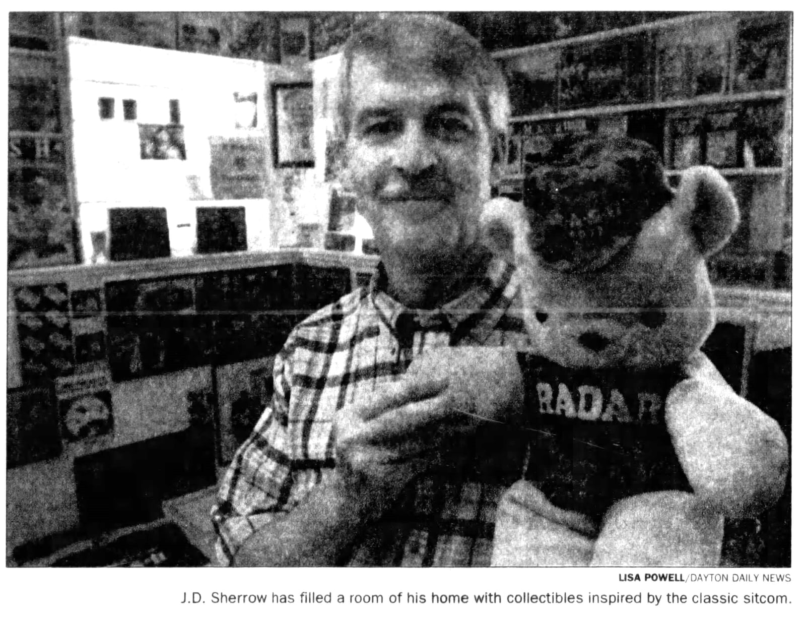 July 4, 1999: Beavercreek resident J.D. Sherrow collects M*A*S*H memorabilia. DAYTON DAILY NEWS ARCHIVES