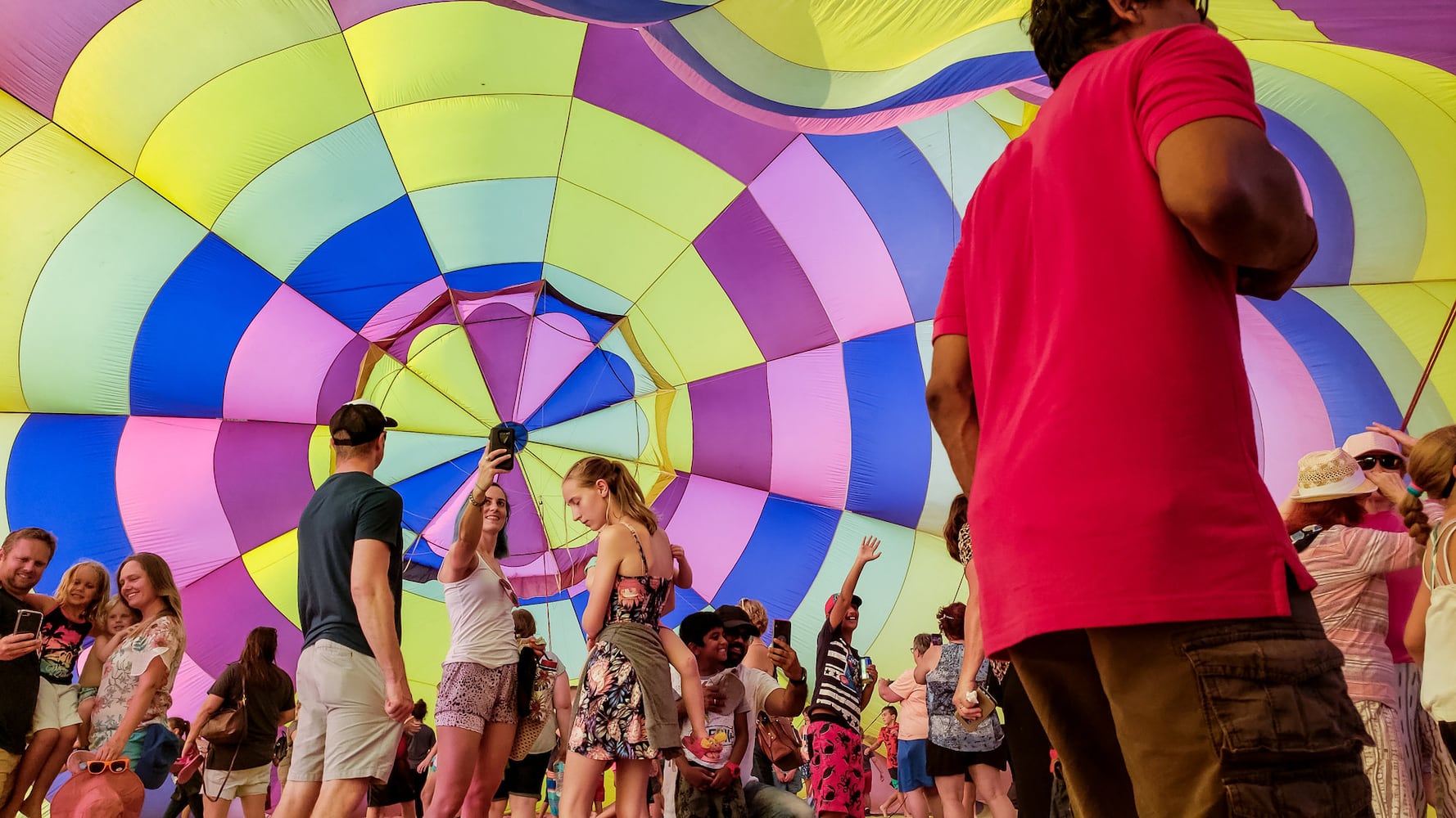 Ohio Challenge balloon glow and fireworks