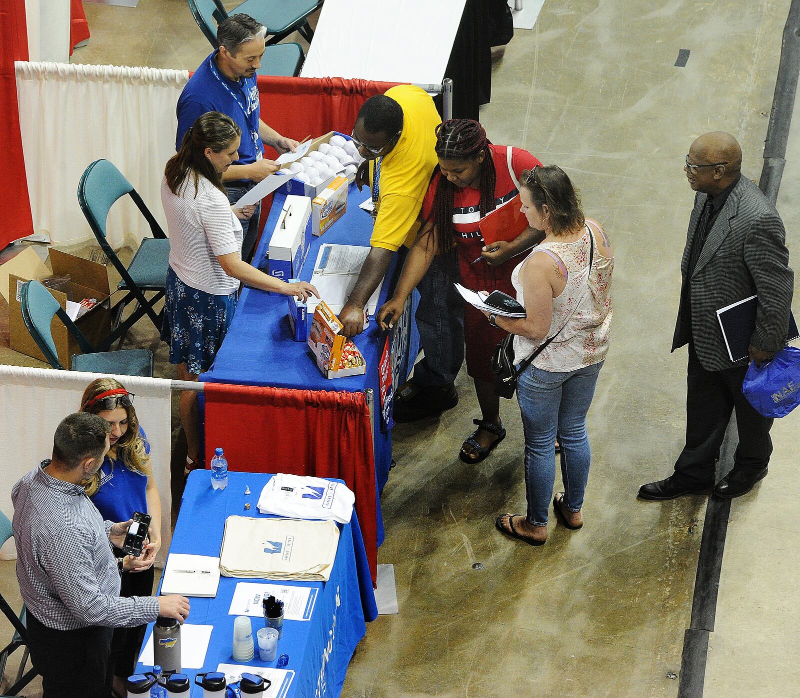 Job Fair at Wright State University 2022.