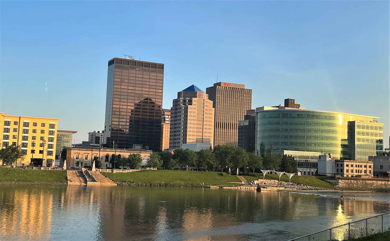 Downtown Dayton on Monday, May 30, 2022. CORNELIUS FROLIK / STAFF