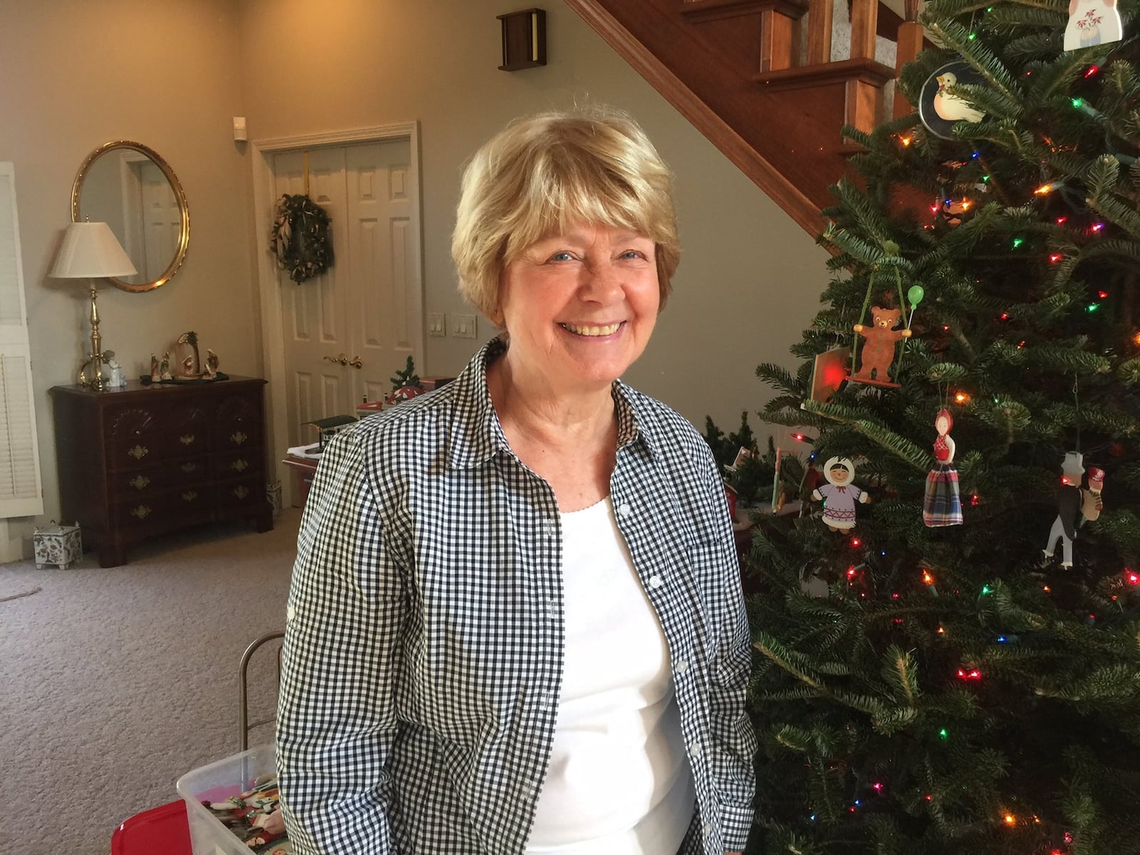 Dorothy Stoltz at her Eaton home. TOM ARCHDEACON/STAFF