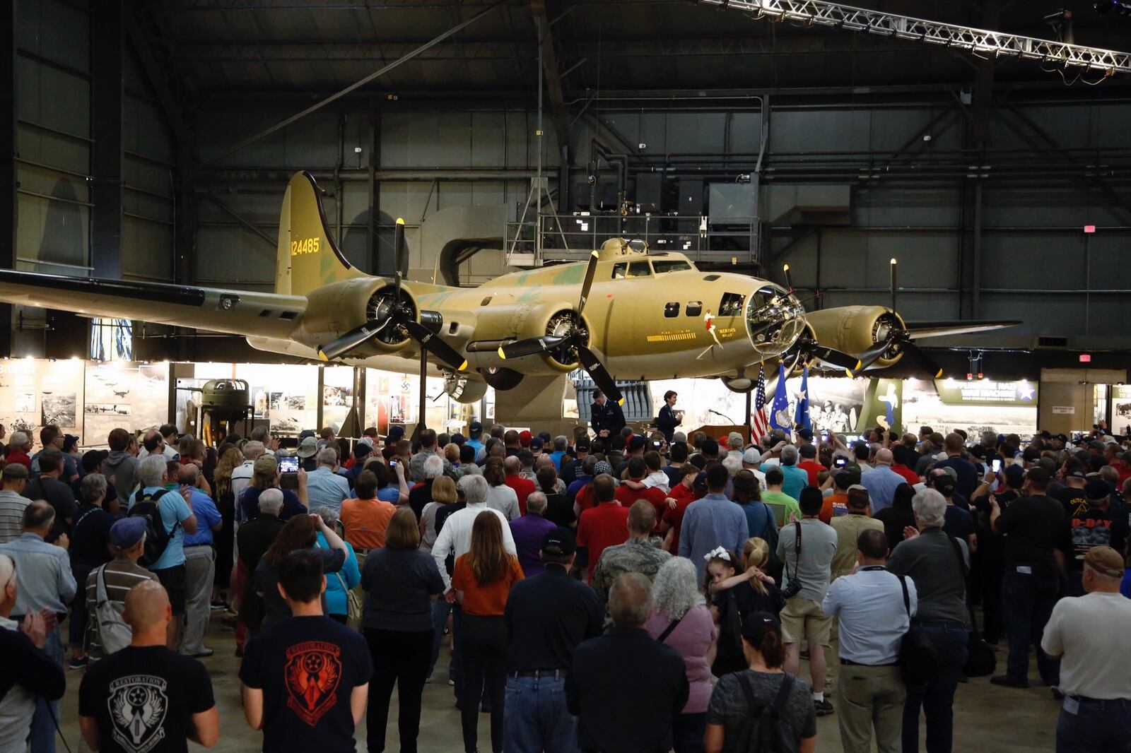 The Memphis Belle exhibit opens at the National Museum of the US Air Force. TY GREENLEES / STAFF