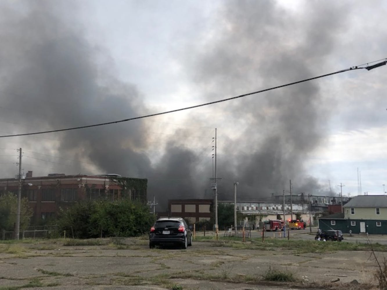 Former Cooper Energy site burns for second time