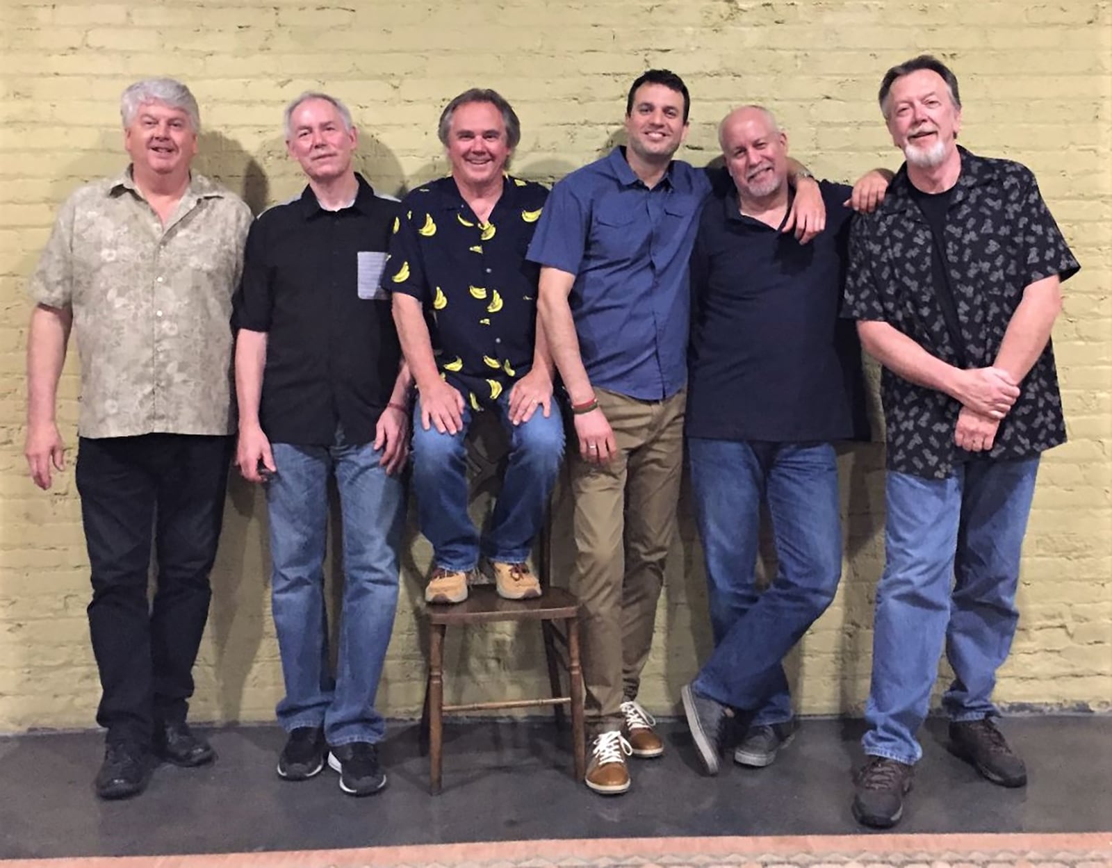 The Fries Band is popular locally and has opened for larger groups. Members are from left, Gary King, Peter Price, Gary Knight, Matt Scholp, Steve Phelps, Henry Mays. CONTRIBUTED