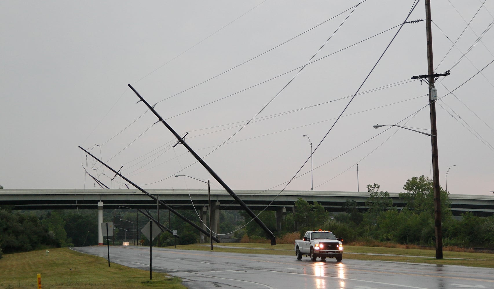 Photos showing damage of June 2012 derecho