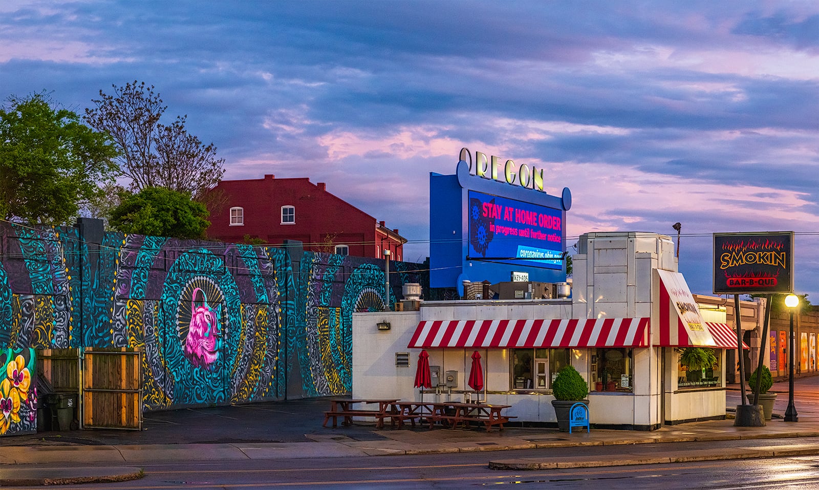 Chris Yakopcic, “Fifth Street Lockdown” 2020, archival pigment print, $150. Entry in Dayton's Art in the City contest in 2020.