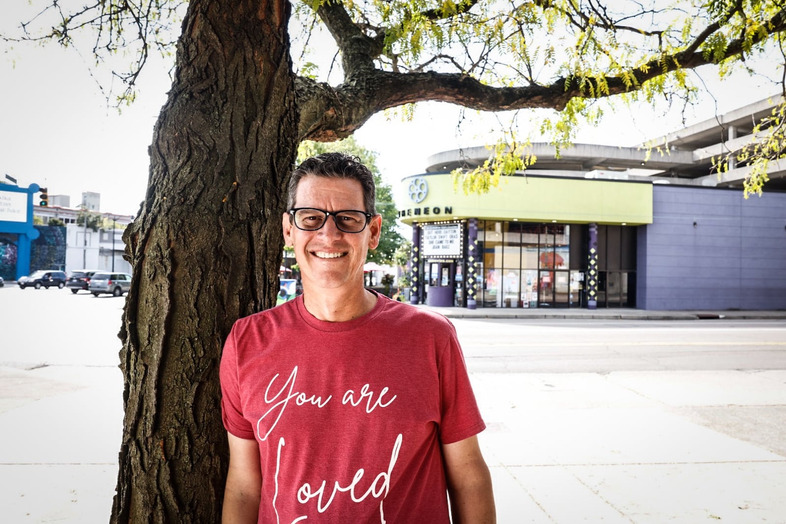 The Rev. Jon Morgan, pastor of Hope Collective Church, which meets each Sunday at The Neon in downtown Dayton. JIM NOELKER/STAFF