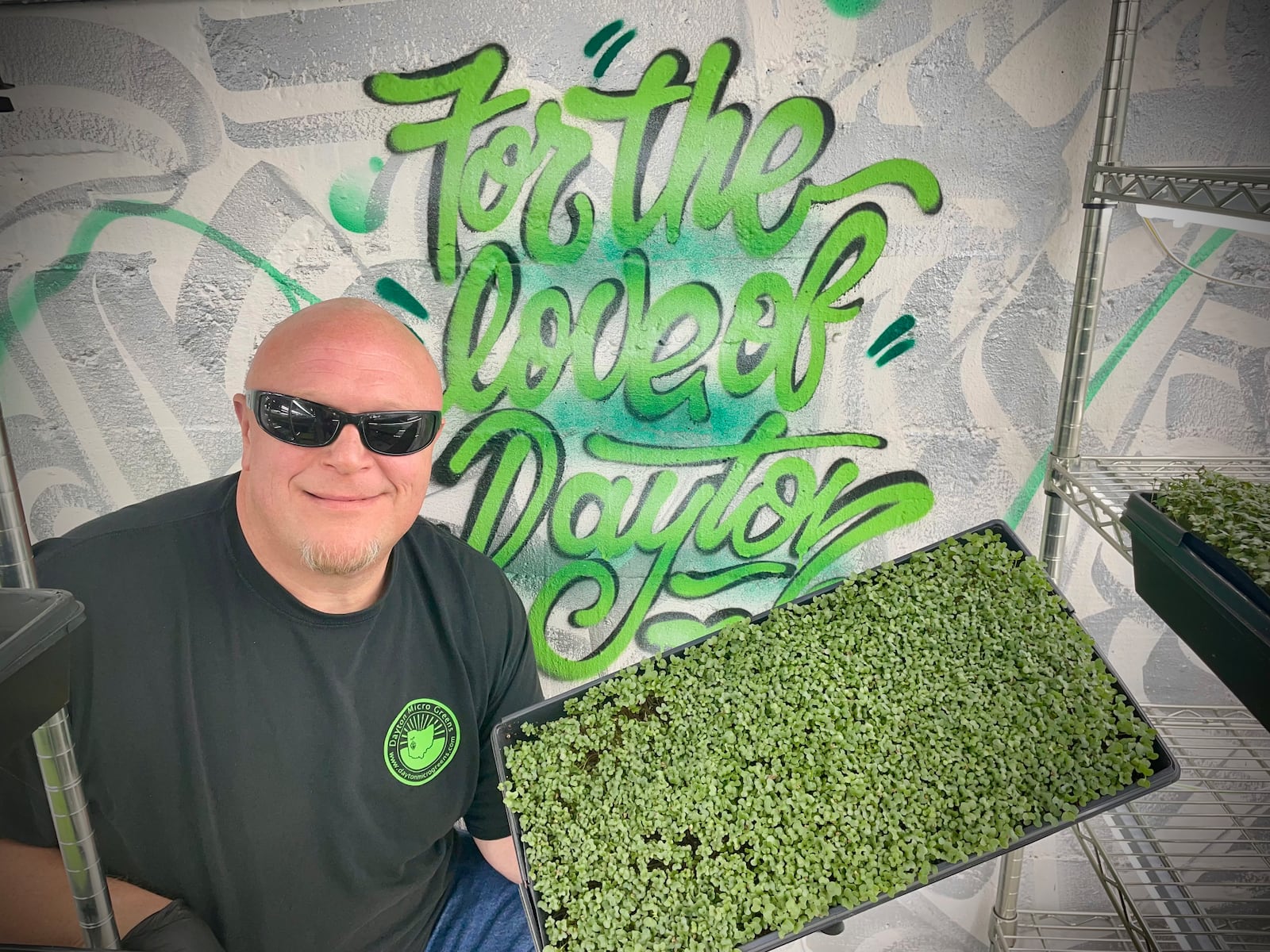 Dayton Microgreens, which started in founder Mark Tarziers' garage, has now expanded to a brick-and-mortar location on Wayne Avenue. NATALIE JONES/STAFF