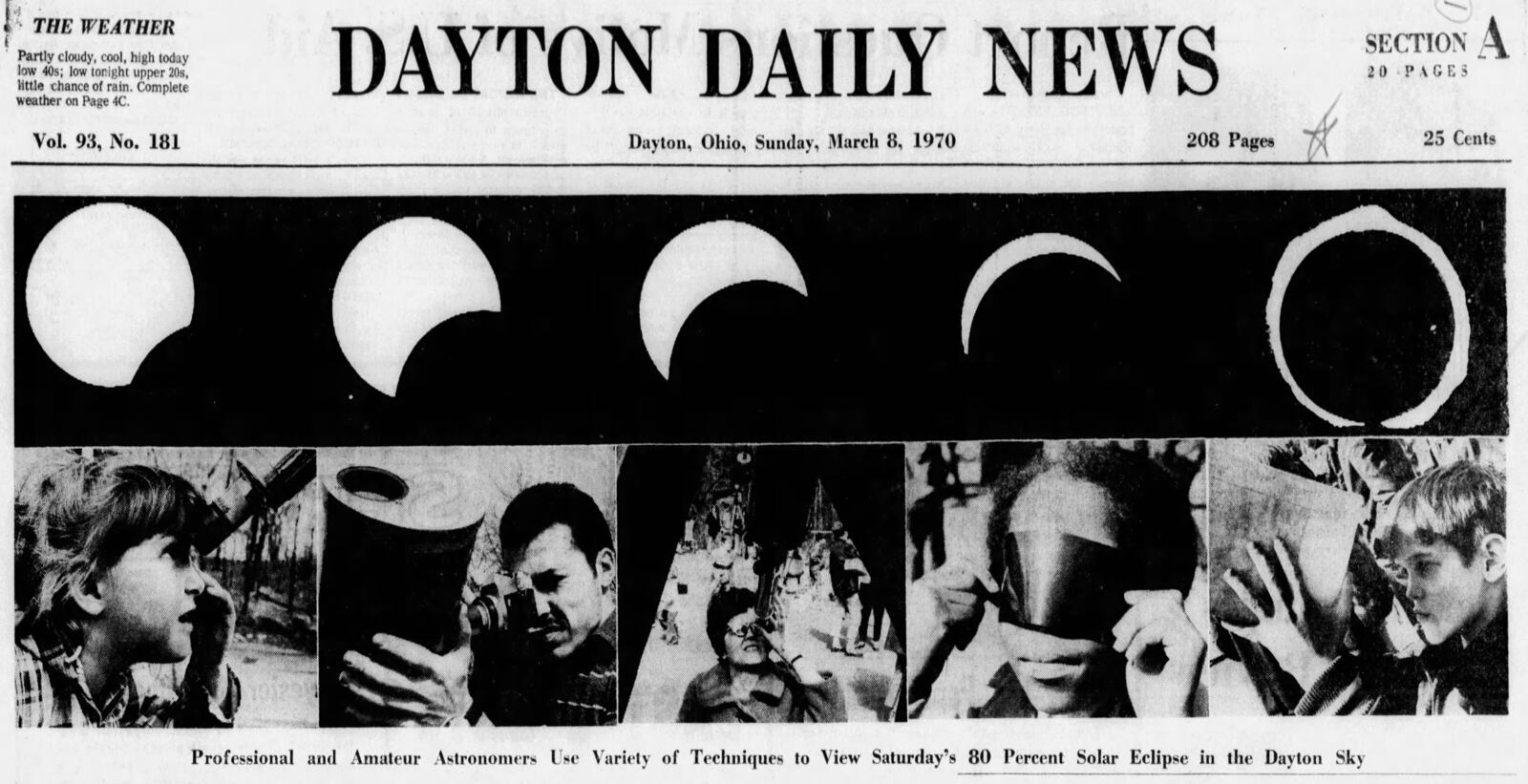 Dayton Daily News Mar. 8, 1970. DAYTON DAILY NEWS ARCHIVES