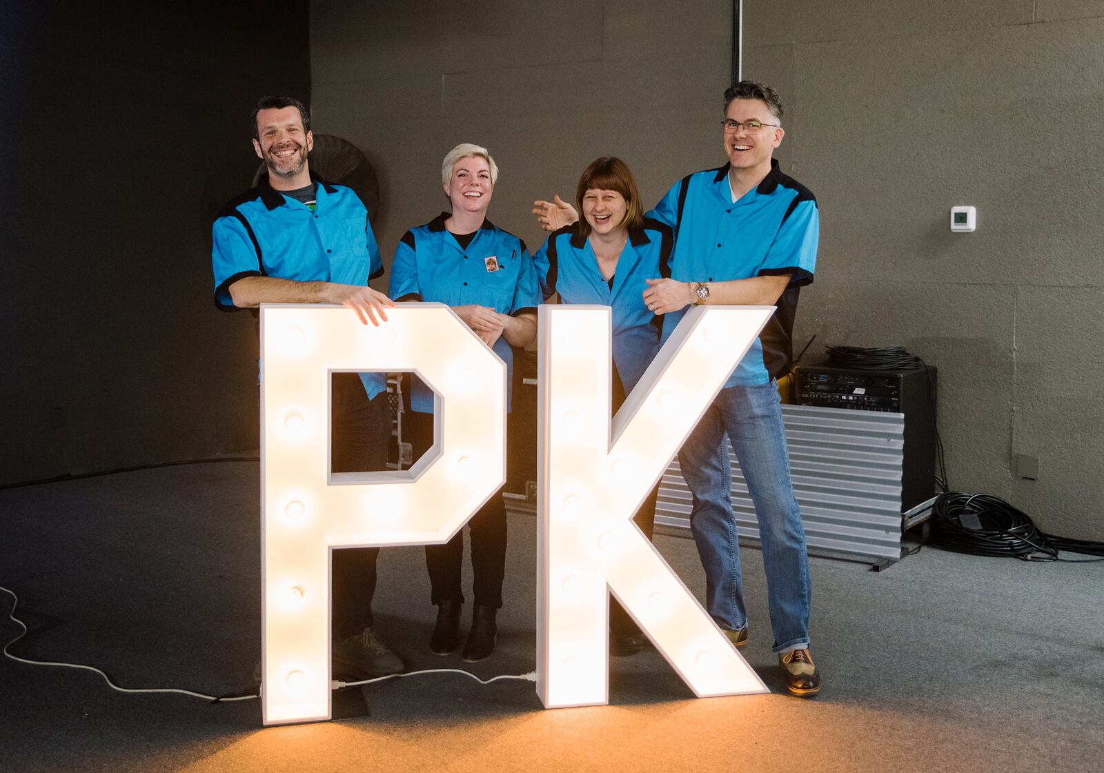 Mike Beerbower, Katy Kelly, Shayna McConville and Jason Antonick are the organizers of PechaKucka Dayton.  CONTRIBUTED PHOTO / KNACK CREATIVE