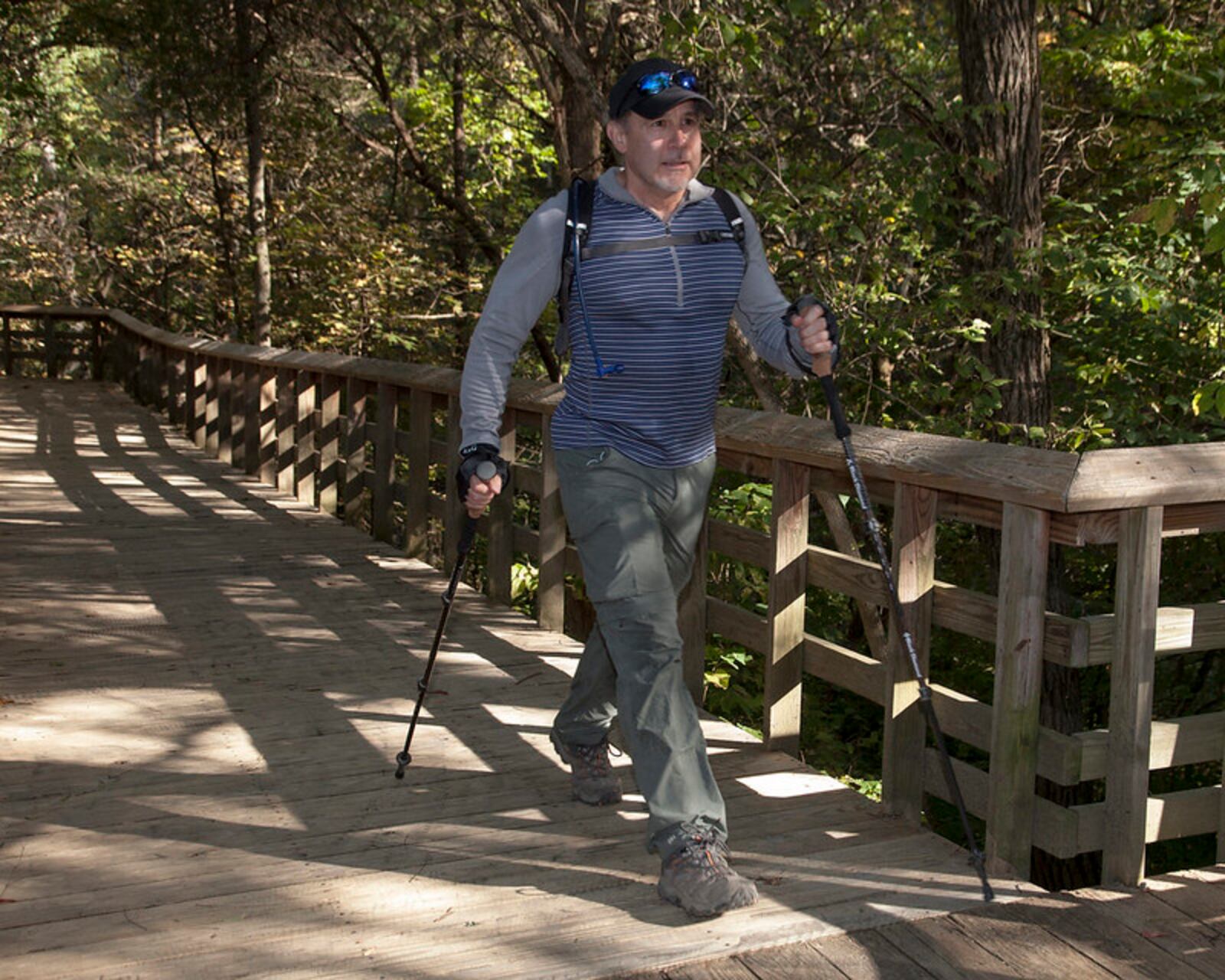 Hiking at Germantown MetroParks. FIVE RIVERS METROPARKS