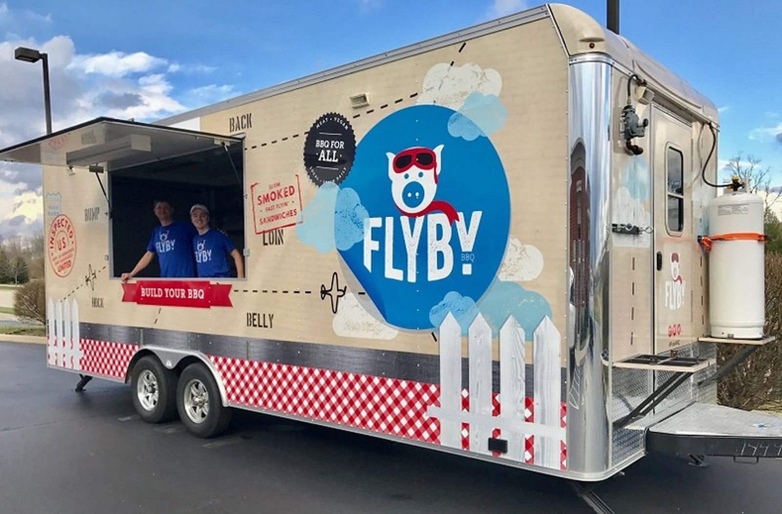 Oakwood city officials are considering allowing food trucks, like The Flyby BBQ food truck, to operate on public streets. FILE