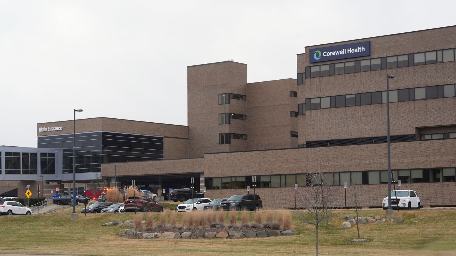 Corewell Health Beaumont Troy Hospital is shown in Troy, Mich., Thursday, March 20, 2025. (AP Photo/Paul Sancya)