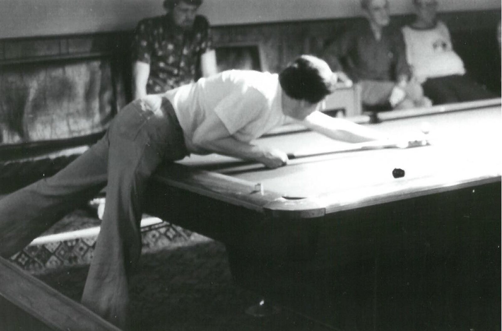 Deeno Gounaris, the local jewelry store salesman who, at age 42, had stunned some of nation’s top pool players to win the Ohio State Open Nine Ball Championship at Pic-Wic in 1970. FAMILY PHOTO