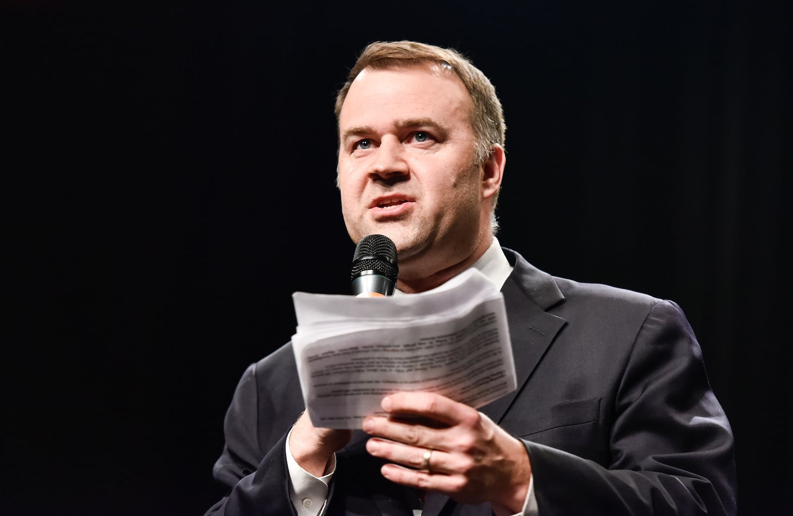 Ohio Democratic Party Chair David Pepper said he has no problem with Democratic candidates choosing to support or not support Pelosi: “That’s up to the candidates,” he said. What’s more important, he said, is winning. And on that principle, he said, “we are as united as we can be.” NICK GRAHAM/JOURNAL-NEWS