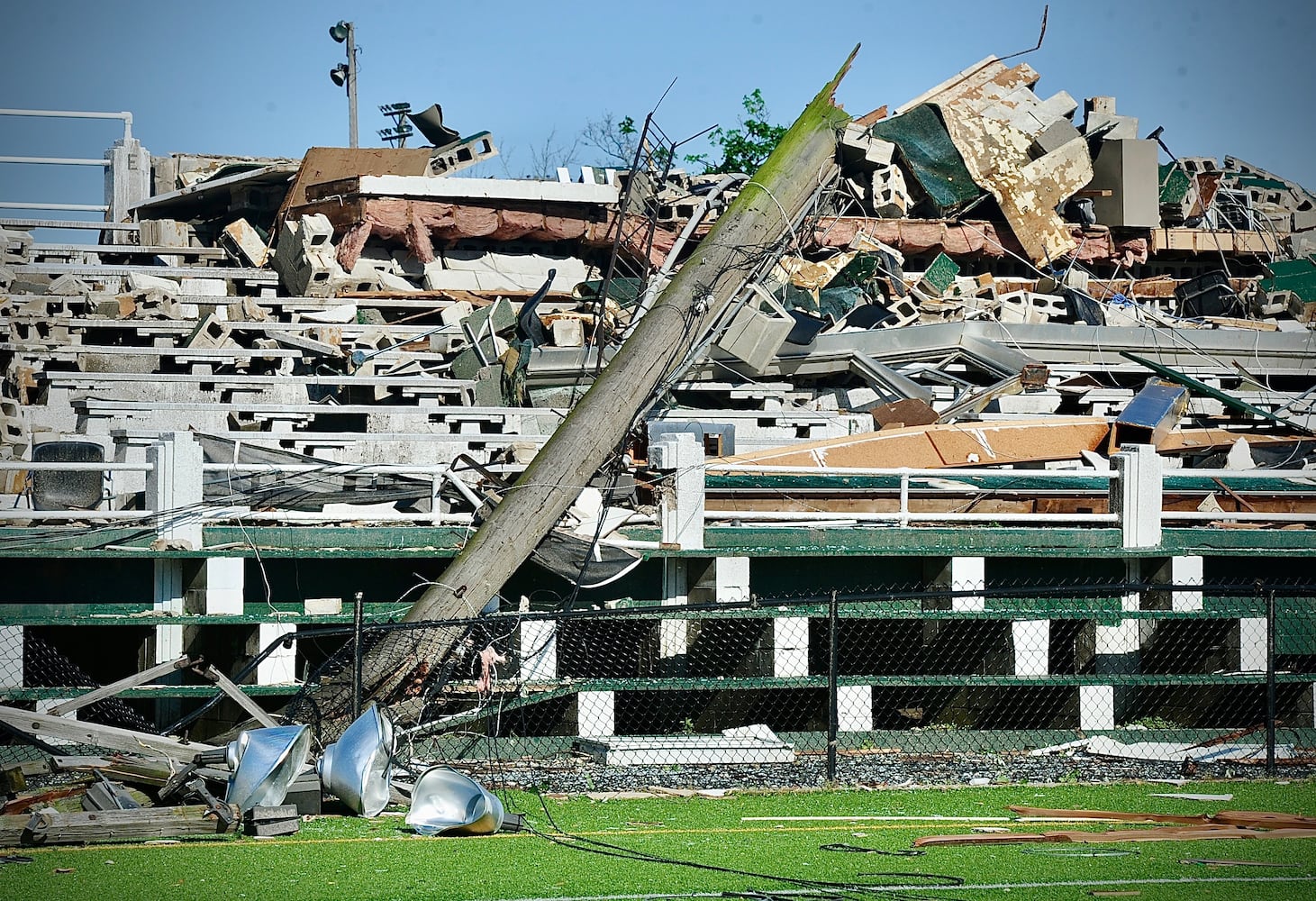 Greenville HS damage