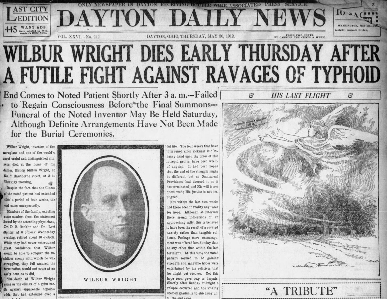 Dayton Daily News May 30, 1912. DAYTON DAILY NEWS ARCHIVES