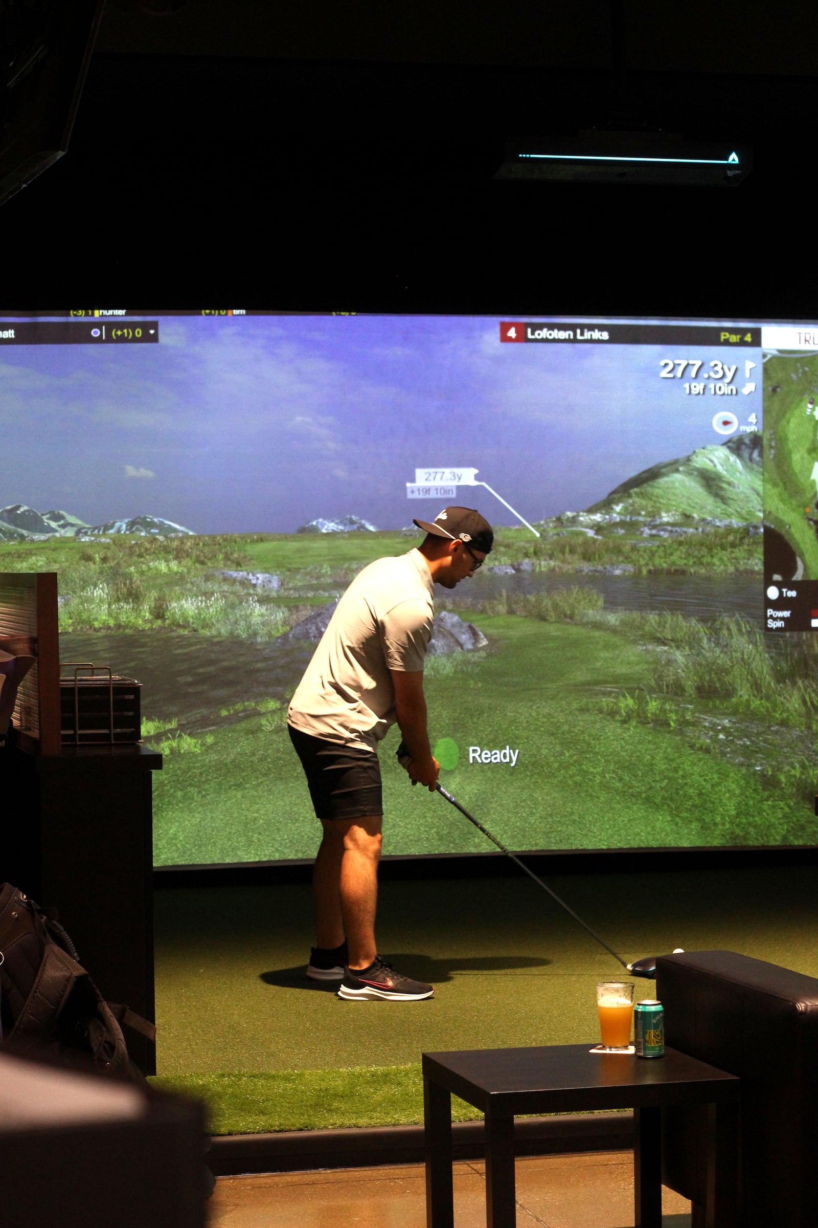 State-of-the-art indoor golf simulators make every day a great day to tee off at Off Par Golf & Social. CONTRIBUTED