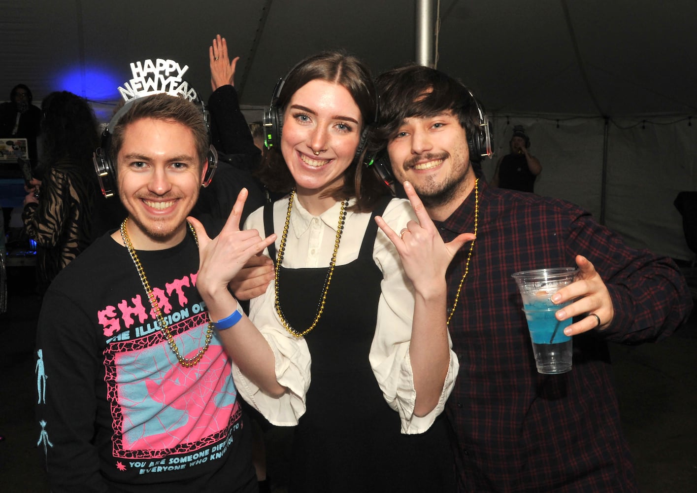 Did we spot you at Dayton's Sixth Annual New Year's Eve Ball Drop and Silent Disco?