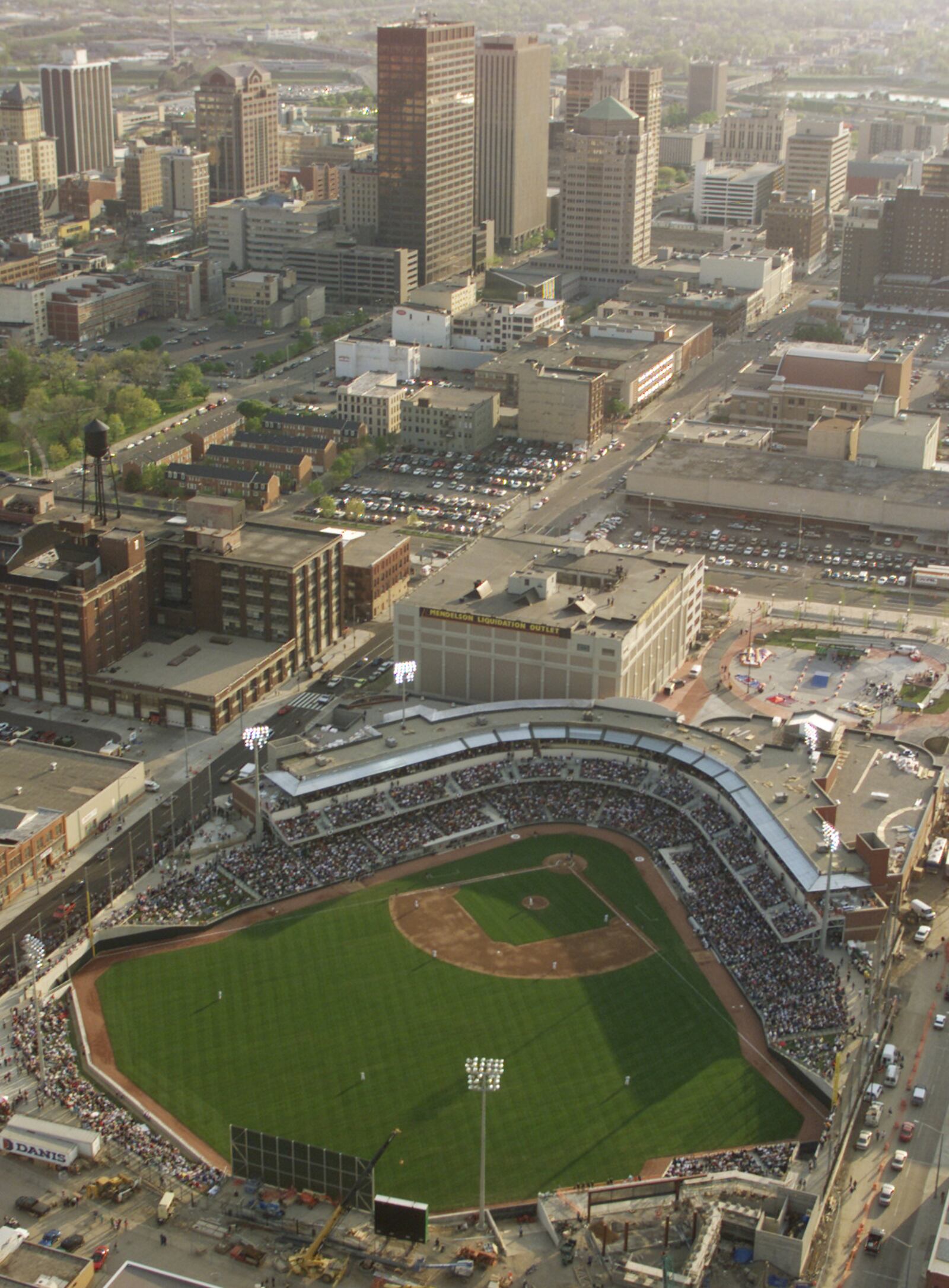 Fifth Third Field officially opened April 27, 2000. The first home opener was played against the Cedar Rapids Kernels.