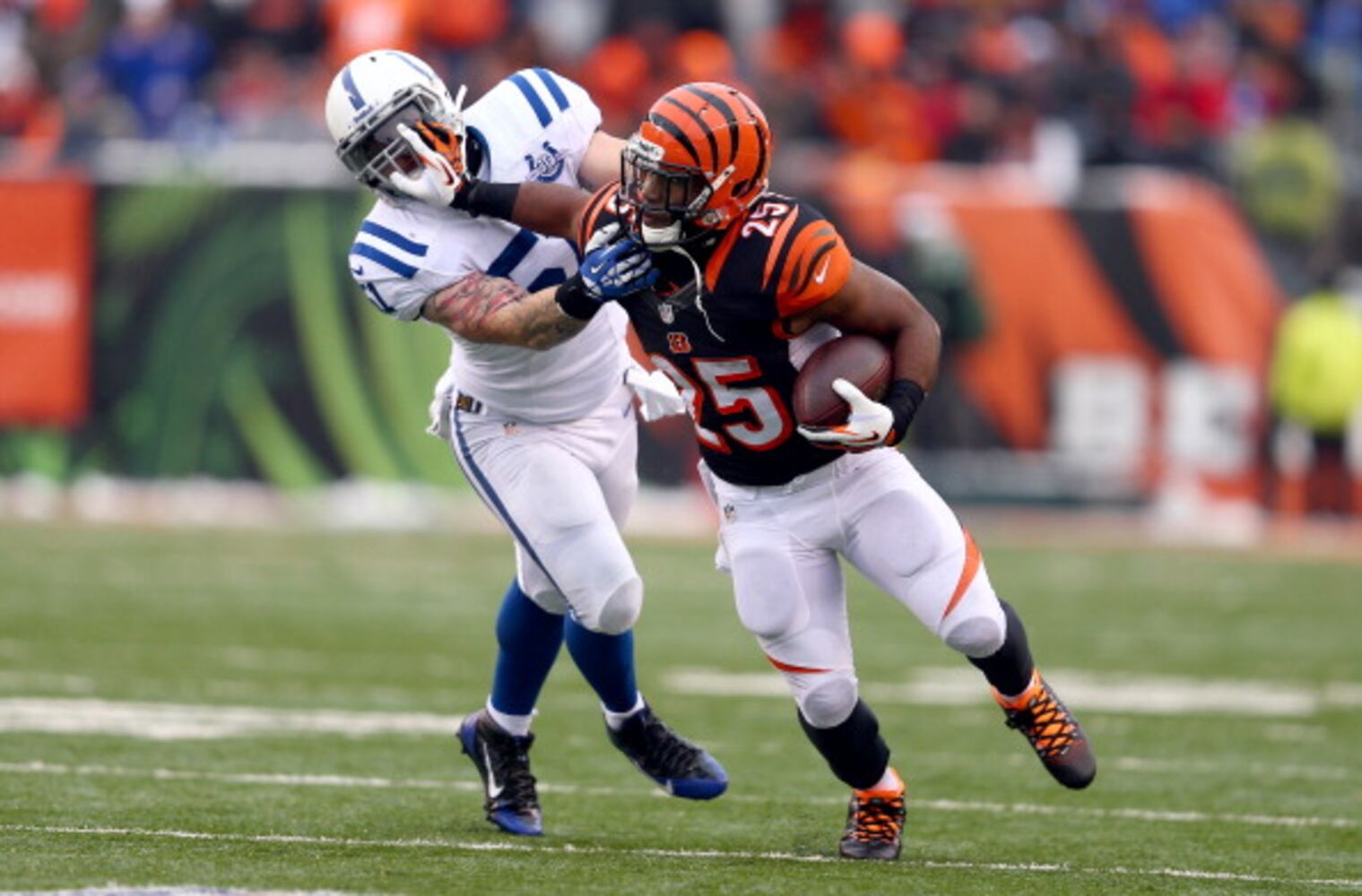 Scenes from the Bengals 42-28 win over the Colts