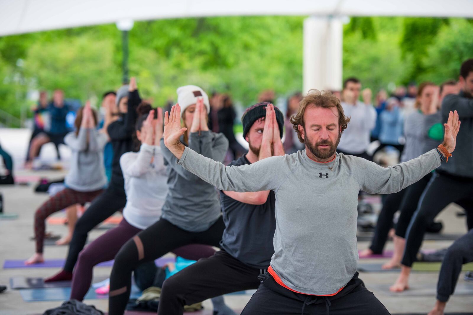 Speakeasy Yoga has partnered with Five Rivers MetroParks to offer free yoga at RiverScape MetroPark. CONTRIBUTED