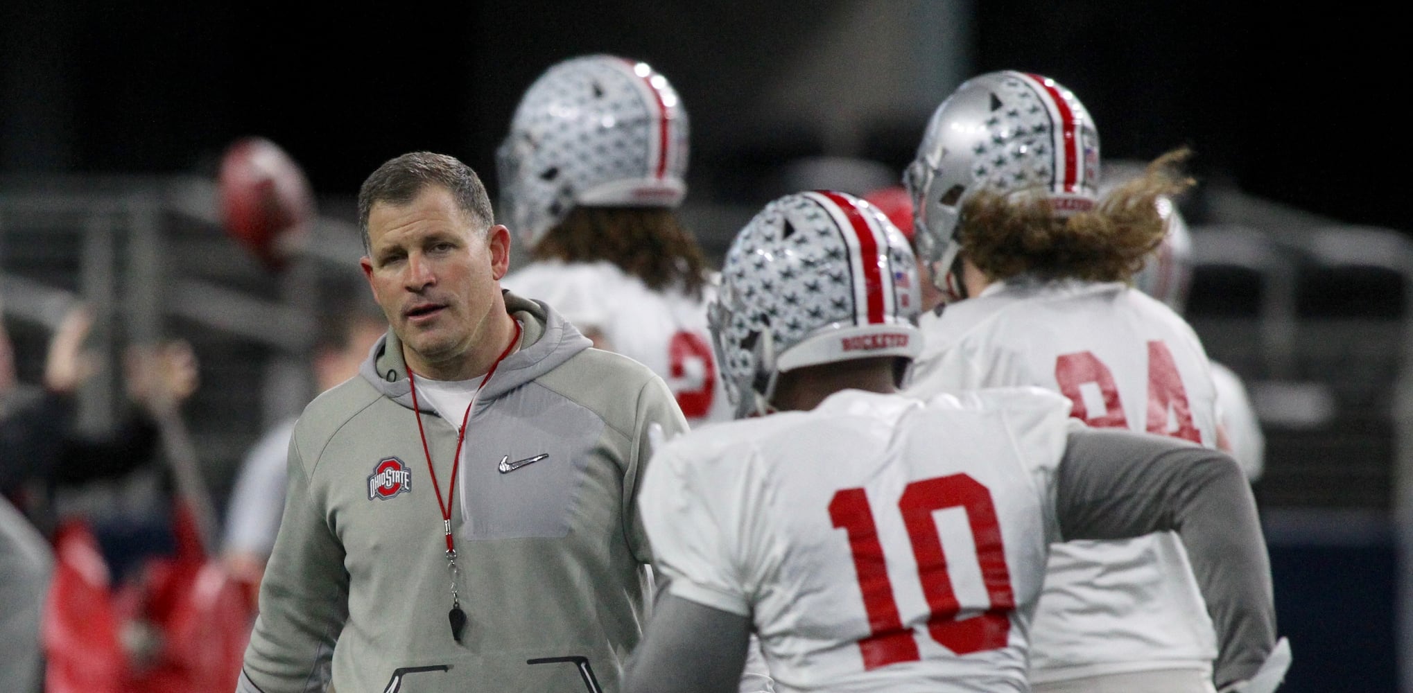 Photos: Ohio State practices at AT&T Stadium