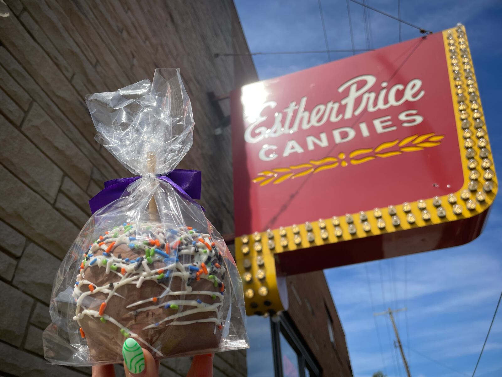 Esther Price Candies is ready for the fall season with milk chocolate covered apples and other Halloween-inspired treats. NATALIE JONES/STAFF