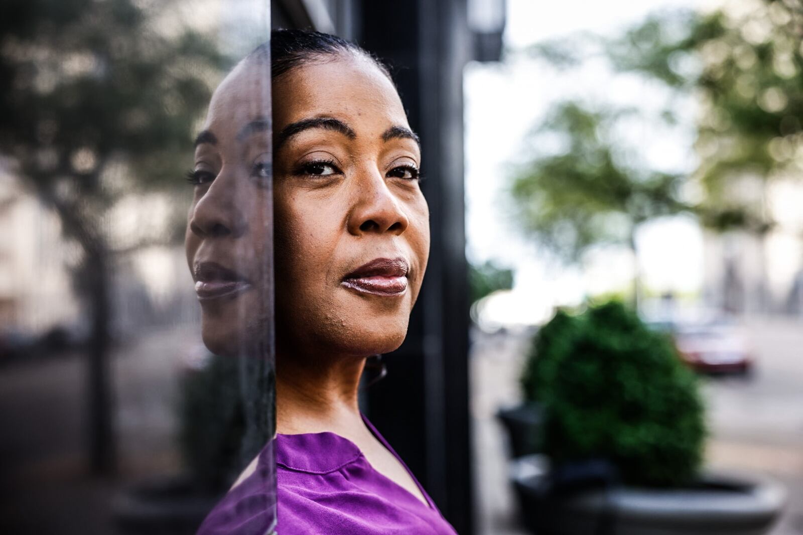 Crystal Hall is the executive director of the Epilepsy Foundation for Ohio, Indiana and West Virginia and is a community gem. JIM NOELKER/STAFF