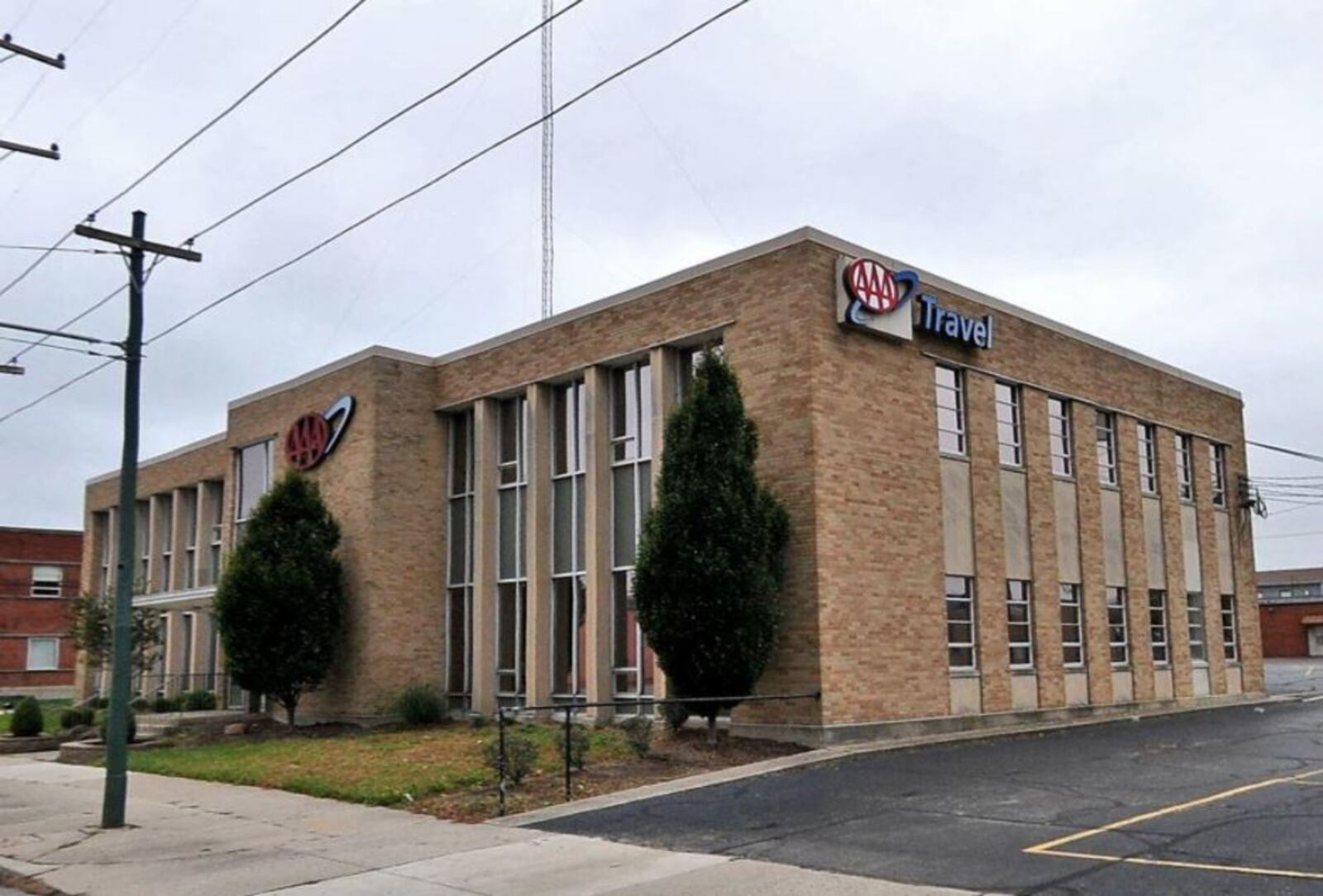 The former AAA building at 825 S. Ludlow St. FILE