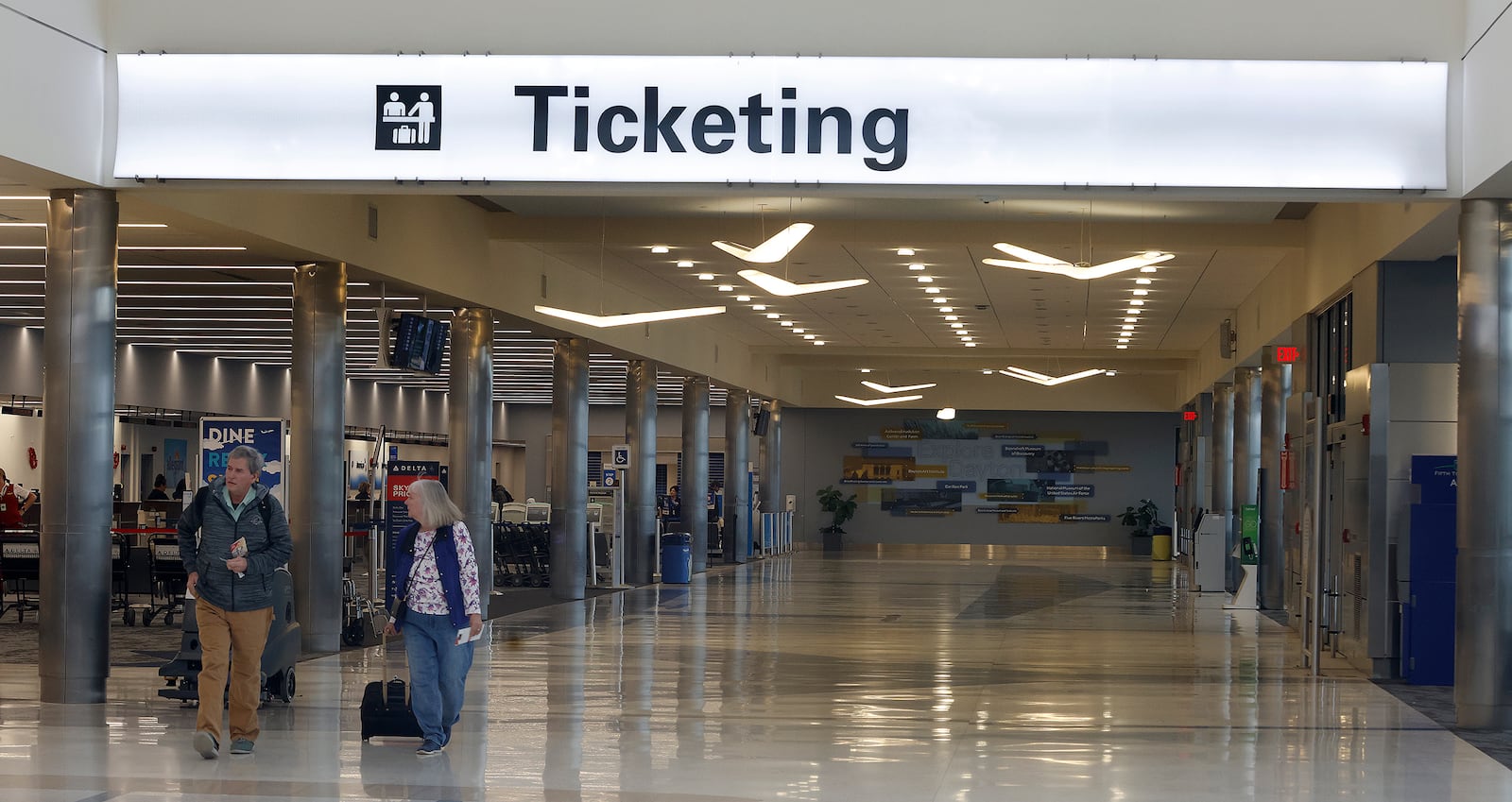 Dayton International Airport, Wednesday, Feb. 12, 2025. MARSHALL GORBY\STAFF