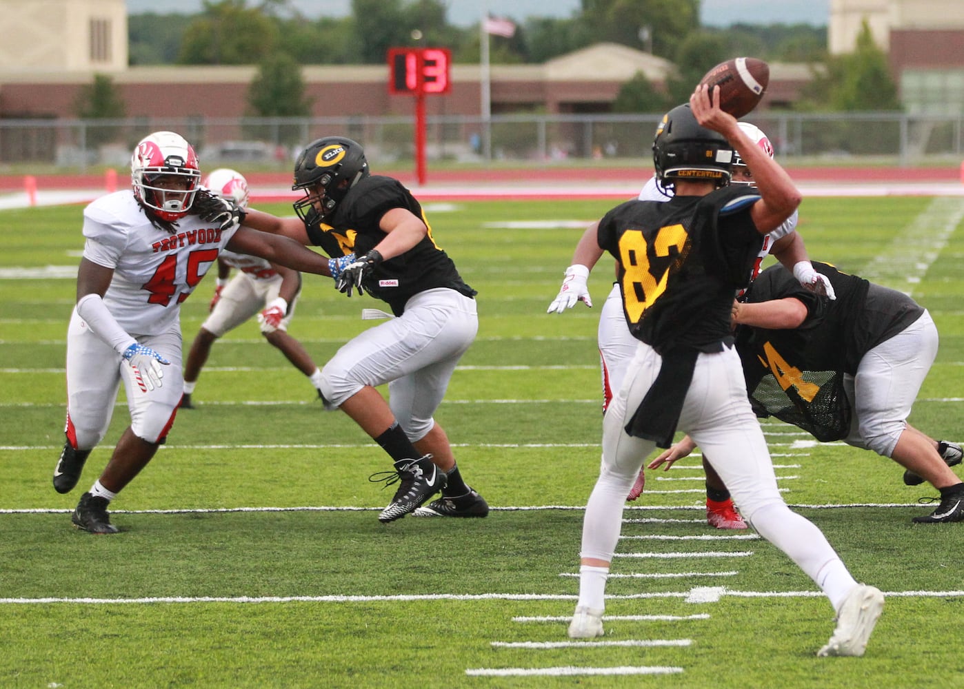 PHOTOS: Centerville at Trotwood-Madison preseason football