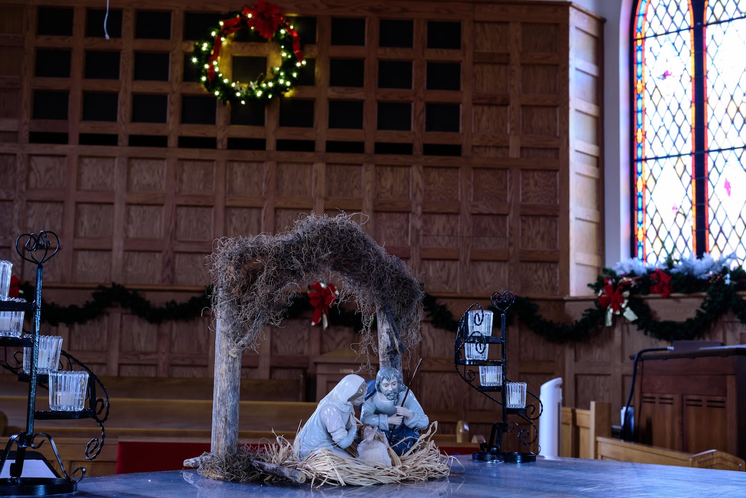 PHOTOS: A look inside Sulphur Grove Church in Huber Heights decorated for Christmas