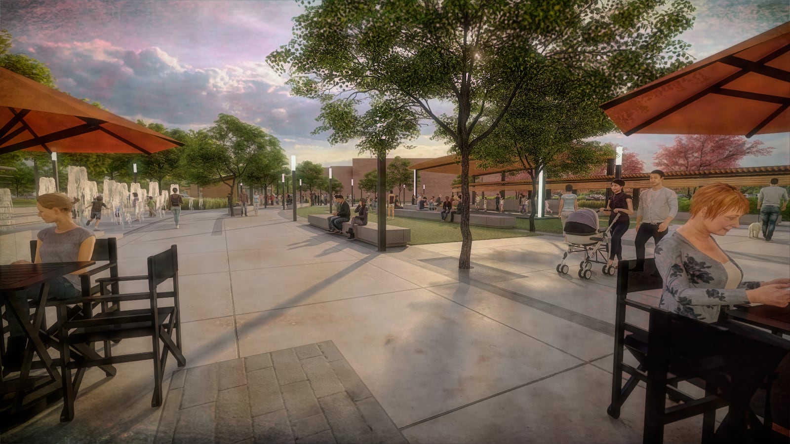 Washington Twp. is starting the second phase of the Gateway Plaza project to improve Countryside Park. This phase will create a plaza with features like a spray fountain, restrooms, and an outdoor performance space, enhancing recreation programs and community events. CONTRIBUTED