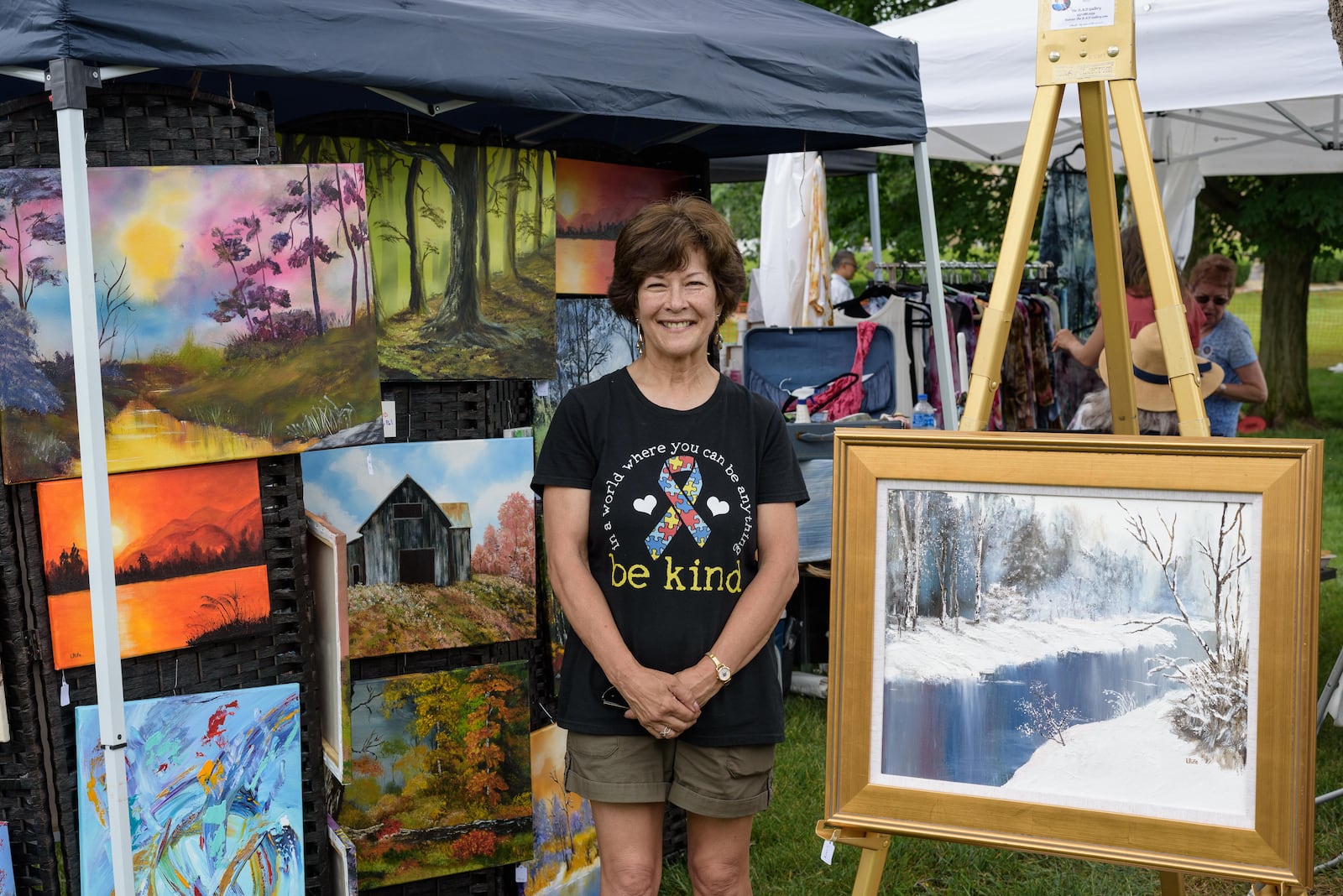 Numerous local artists such as Lisa Rife will be on-site at the Jewish Cultural Festival Sunday, June 9. TOM GILLIAM / CONTRIBUTING PHOTOGRAPHER