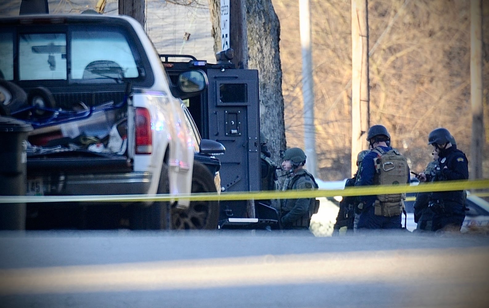 PHOTOS: Standoff in Dayton Tuesday morning