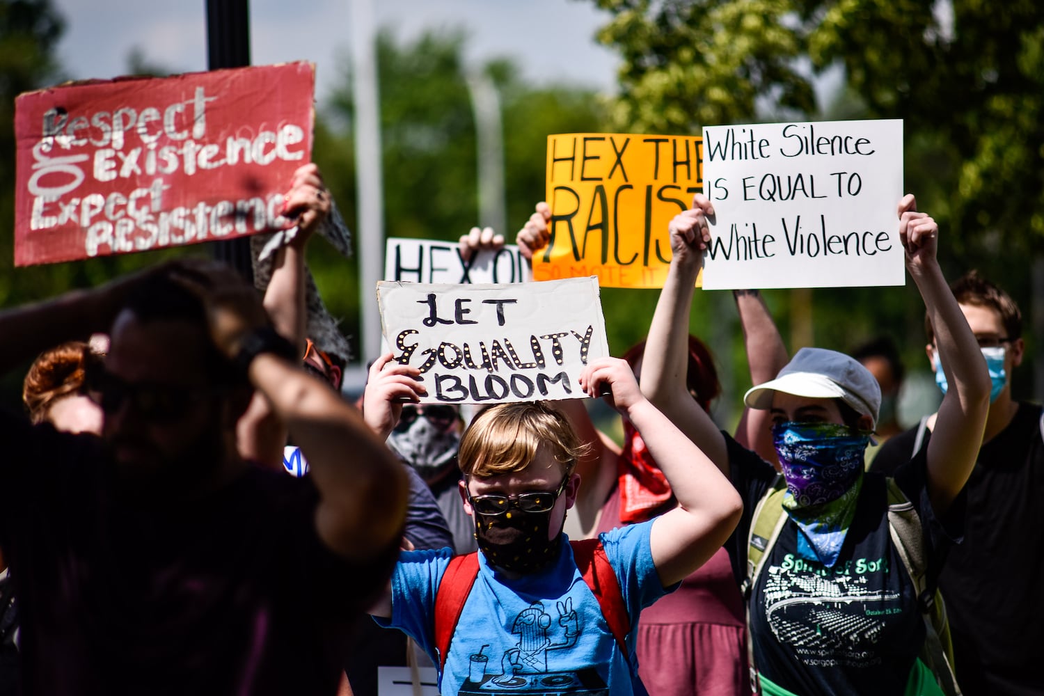 Crowd gathers for peaceful protest and march in Middletown