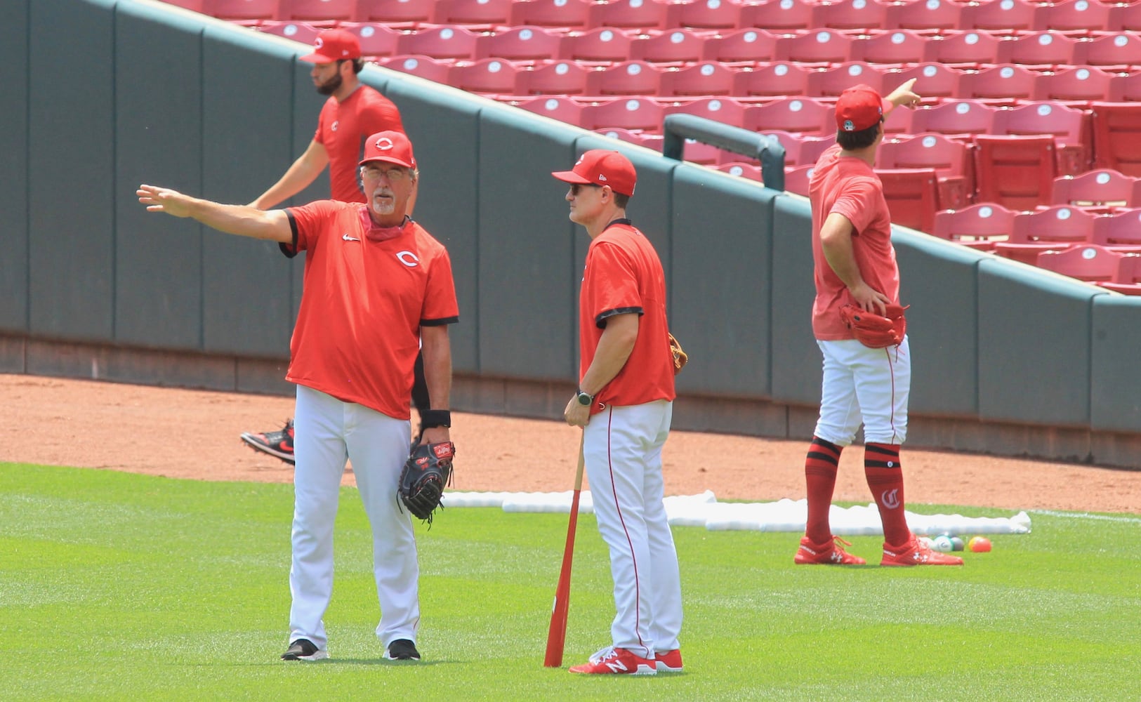 Photos: Reds start workouts at Great American Ball Park