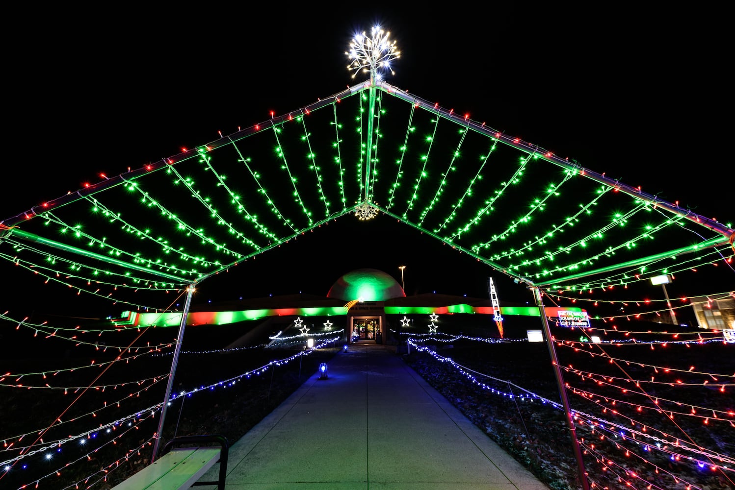 PHOTOS: Armstrong Air & Space Museum Holiday Lights 2024