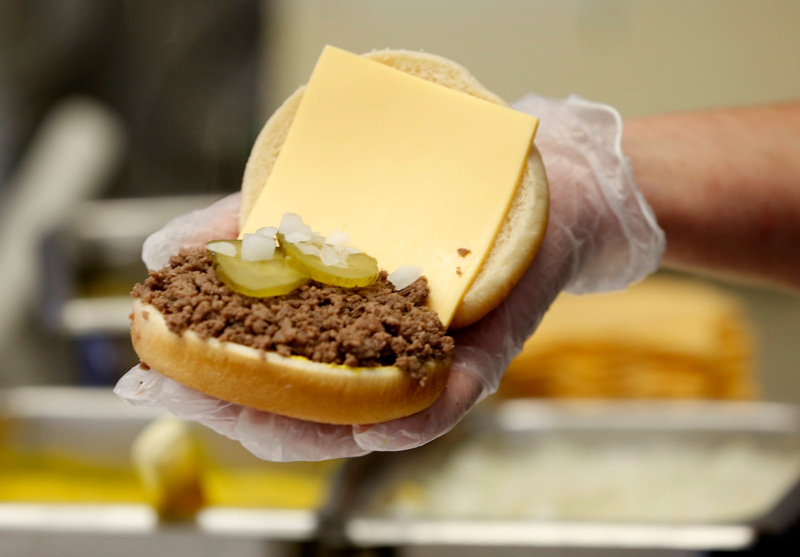 Greenville's Maid-Rite Sandwich Shoppe is known for its steamed loose-meat sandwiches. The shop opened in 1934. LISA POWELL / STAFF