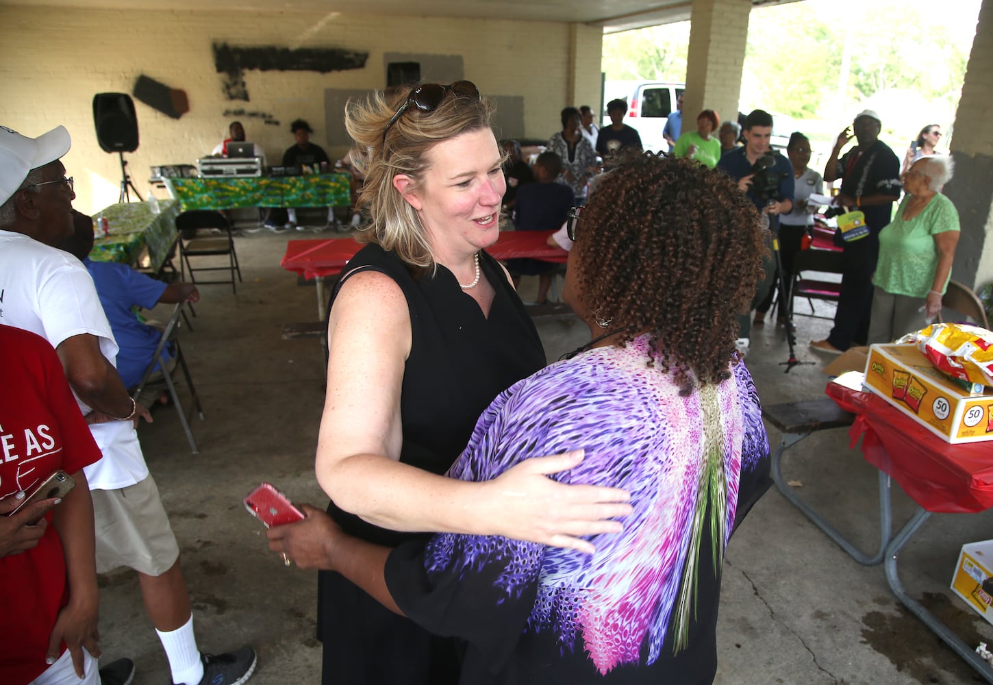 PHOTOS: Dayton Police acclaimed by the Oregon District and city residents during National Night Out