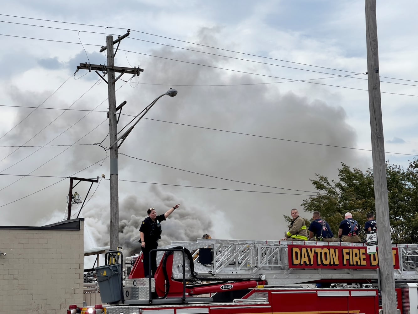 Fire at Franklin Iron and Metal Corp.