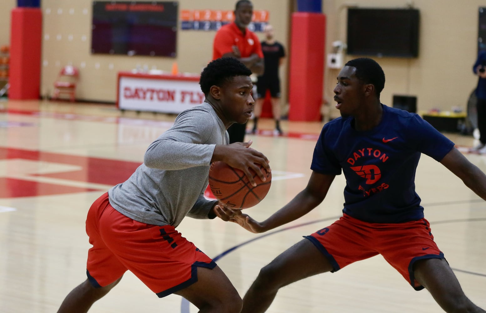 Dayton Flyers practice