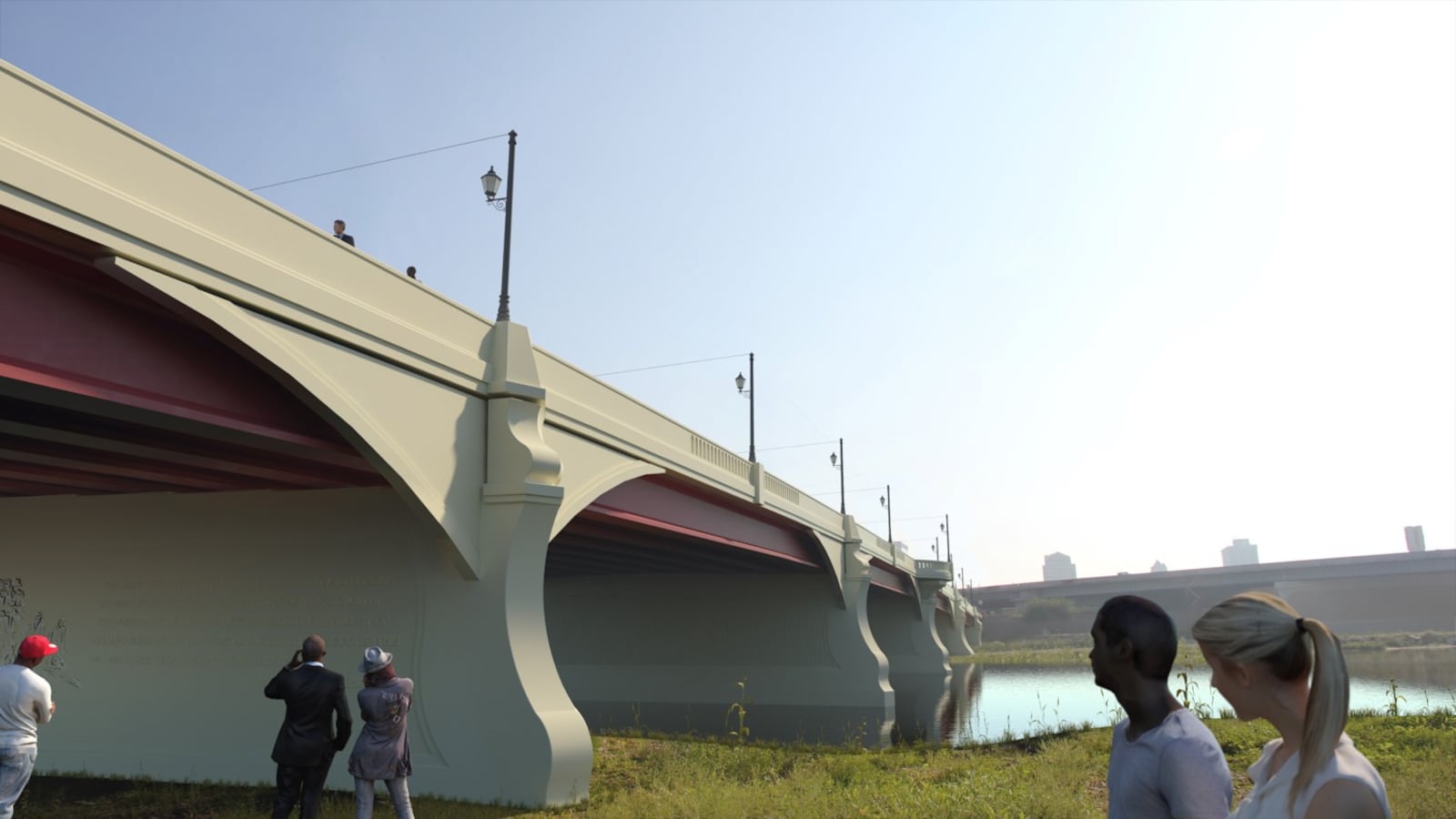 An architect's rendering shows how Montgomery Countys most expensive bridge project  a planned $21.6 million span of Third Street across the Great Miami River  will look when the project is completed by the end of 2022. SUBMITTED / CREATIVE DESIGN RESOLUTIONS, INC.