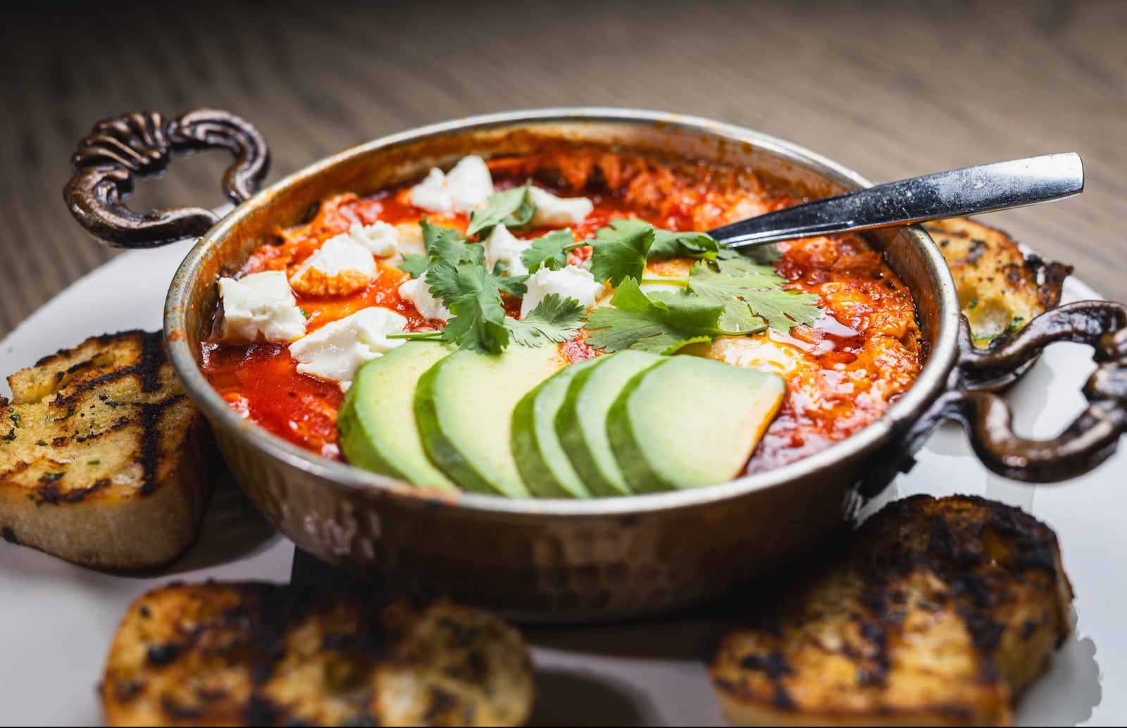 The shakshuka sold at the Brunch Pub in Centerville