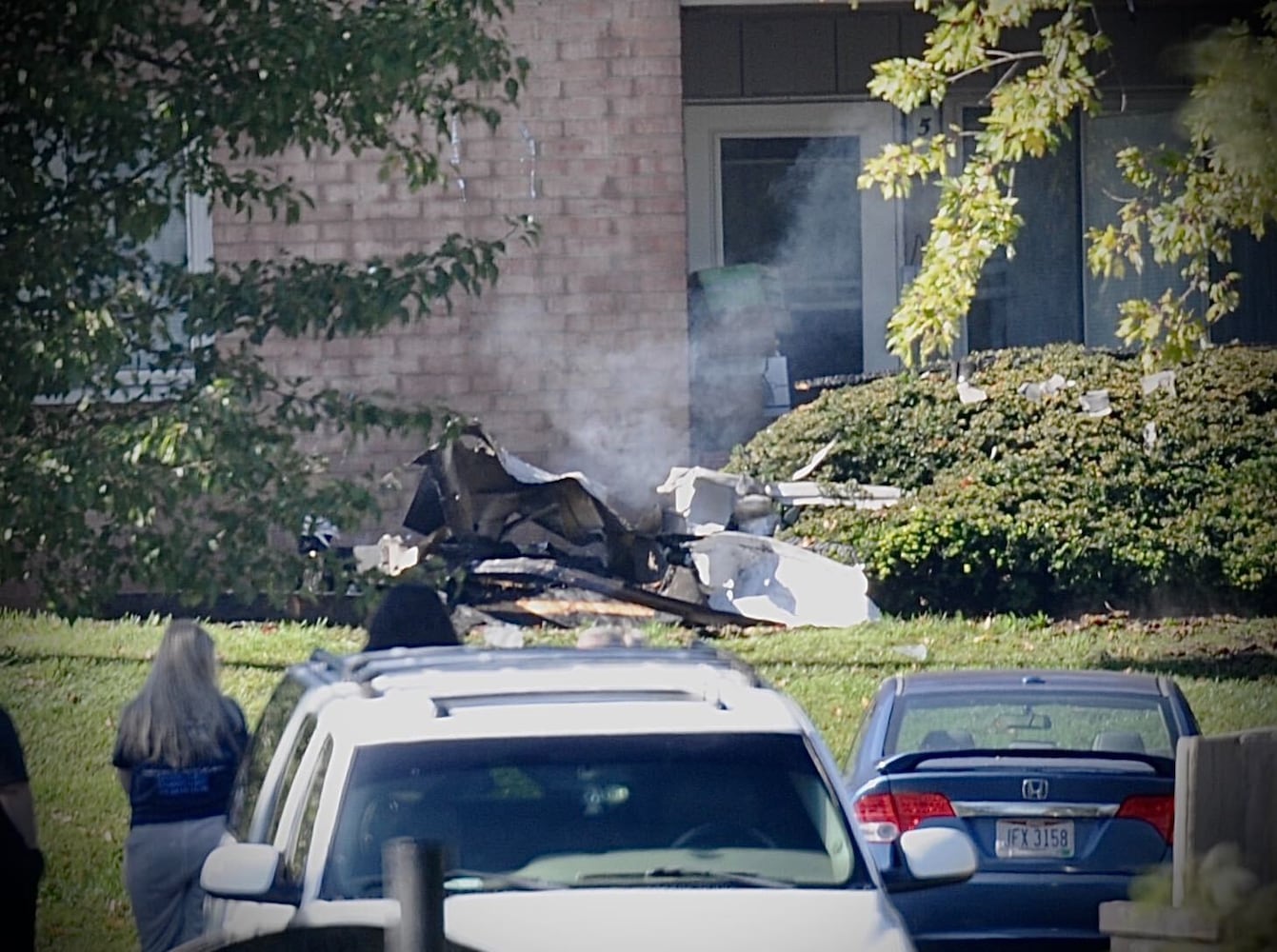 PHOTOS: Fire at Woodman Park Apartments