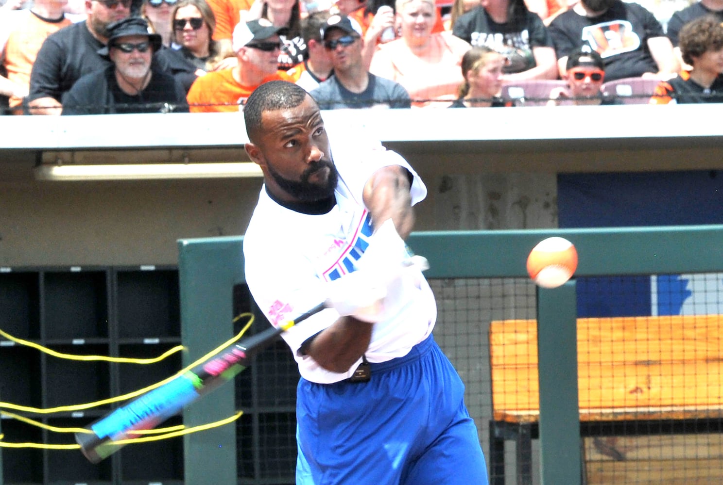 Bengals Play Celebrity Softball Game at Day Air Ballpark