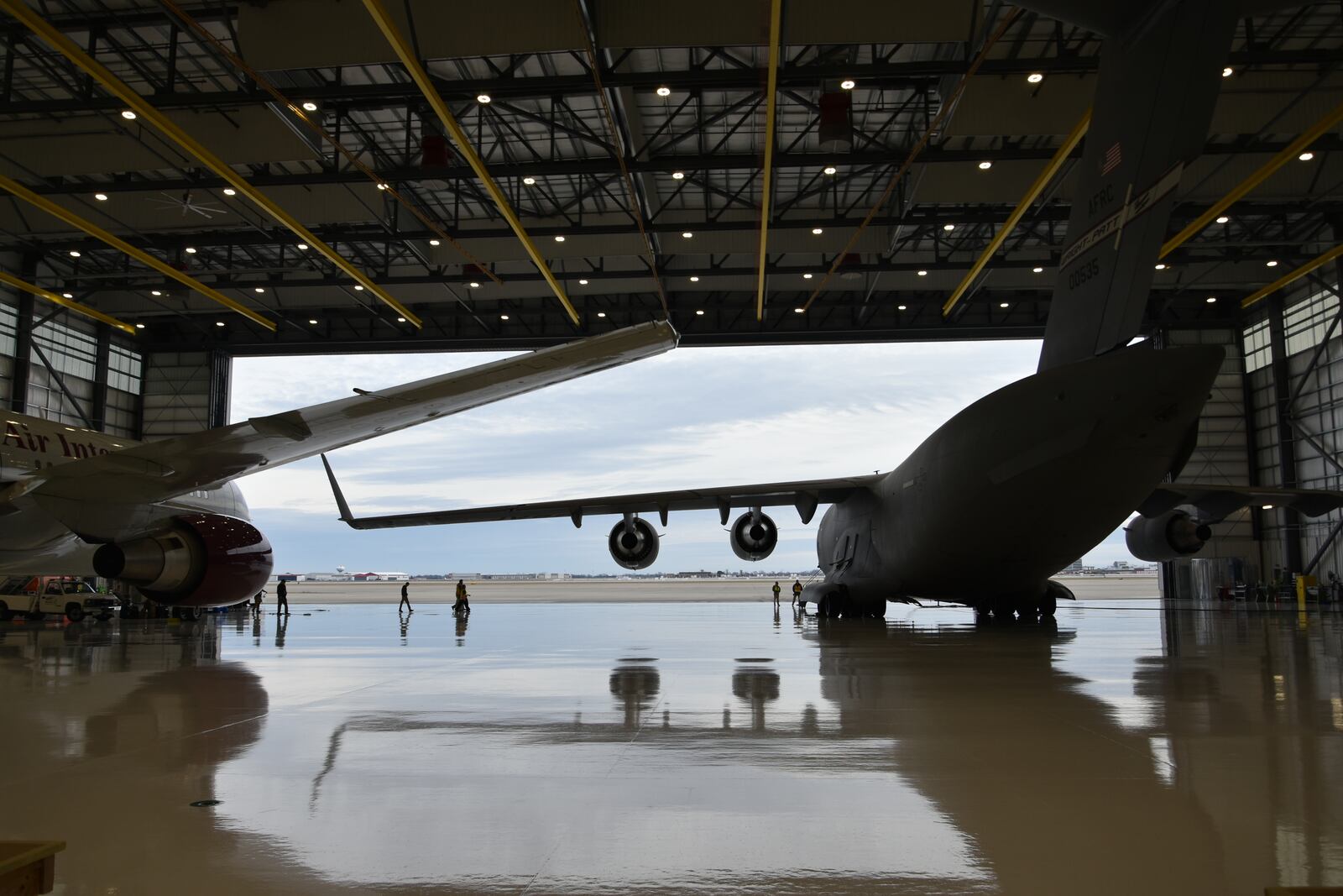 Sierra Nevada Corp.'s  Aviation Innovation and Technology Center is located at the Dayton International Airport.